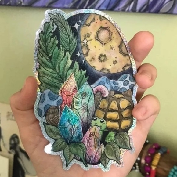 • Crystal Tortoise Sticker • - Picture 4 of 6